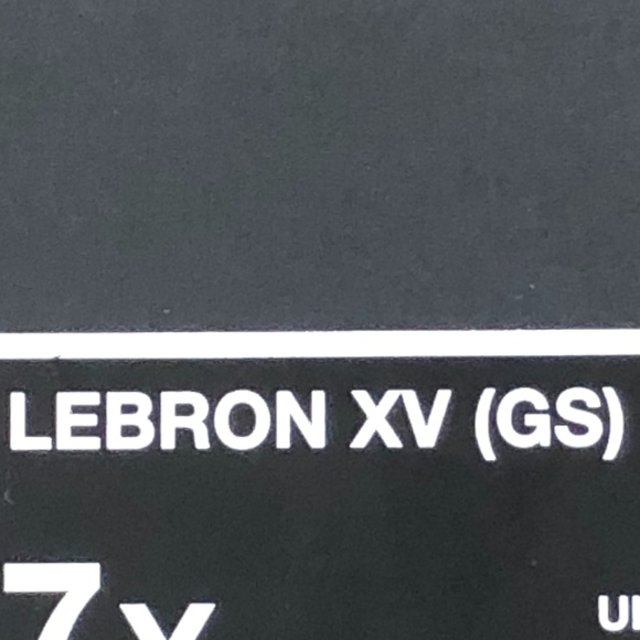 Nike Lebron XV GS Black Noir Shoes - Picture 7 of 7